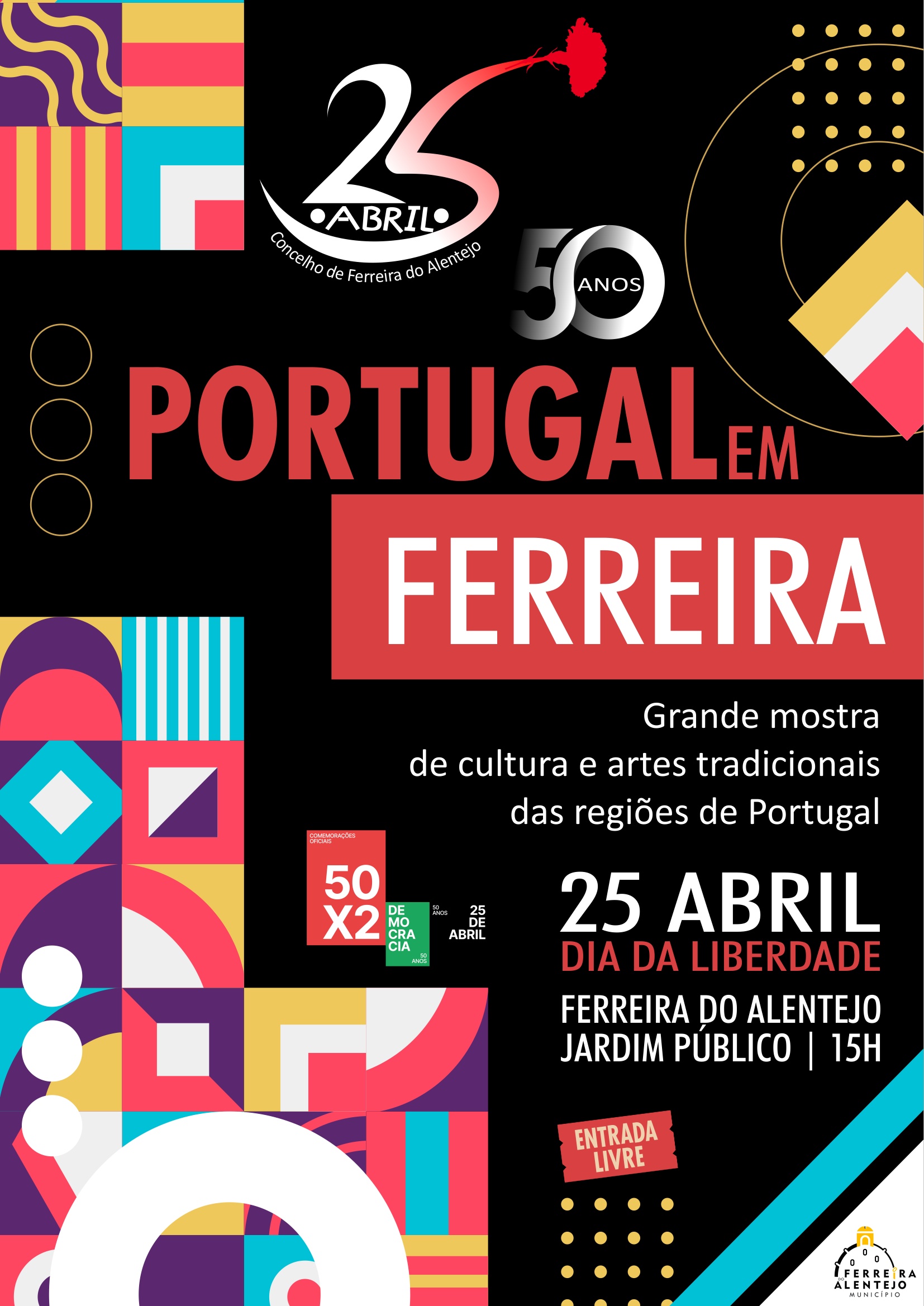 Capa Oficial do Evento Portugal em Ferreira - Mostra de Artesanato