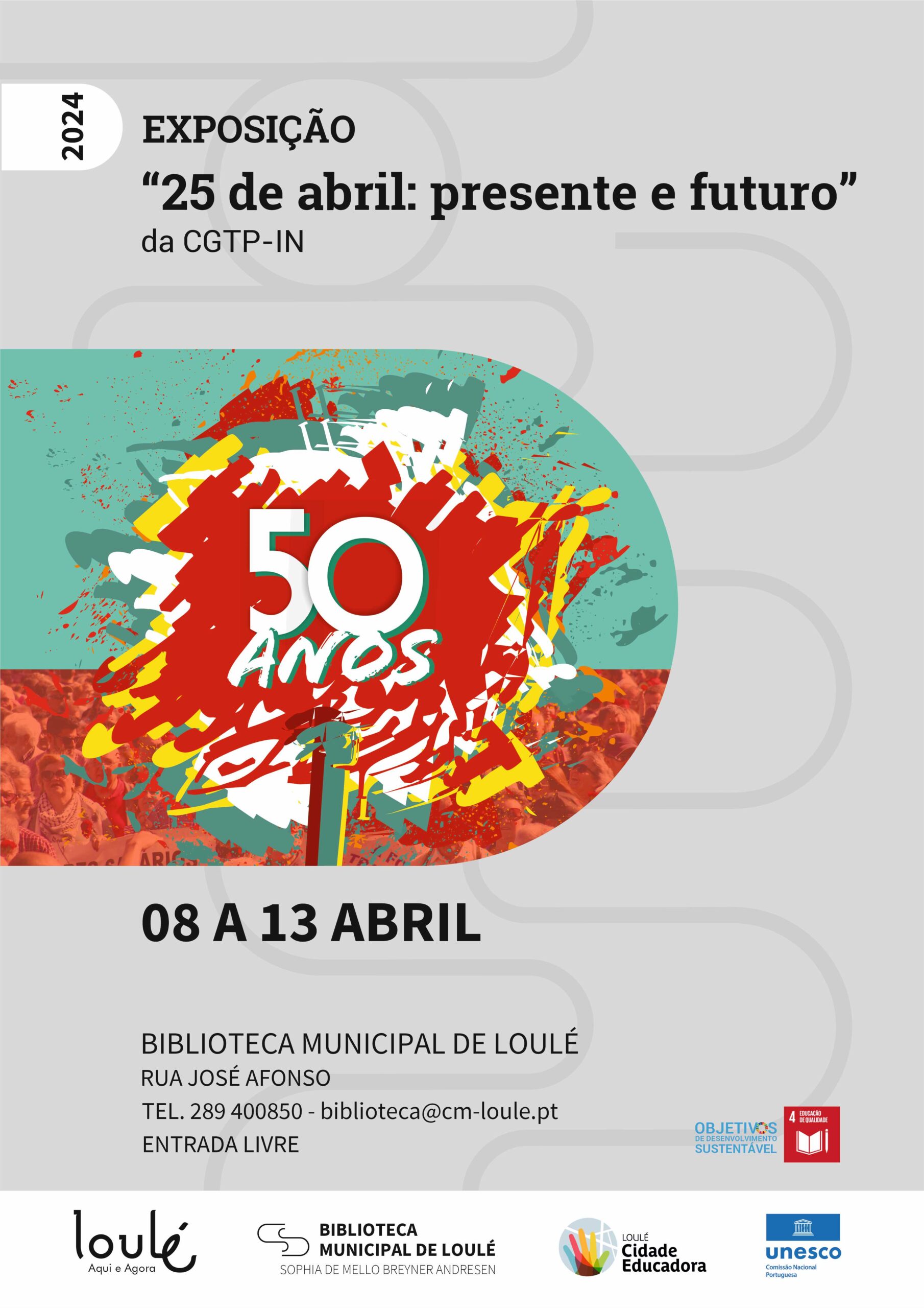 Capa do Evento Exposição “25 de abril: presente e futuro”