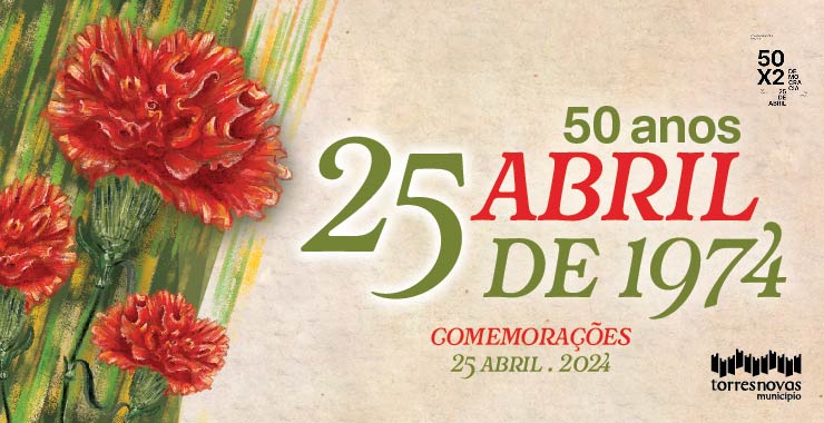 Capa do Evento Comemorações do 50.º aniversário do 25 de abril