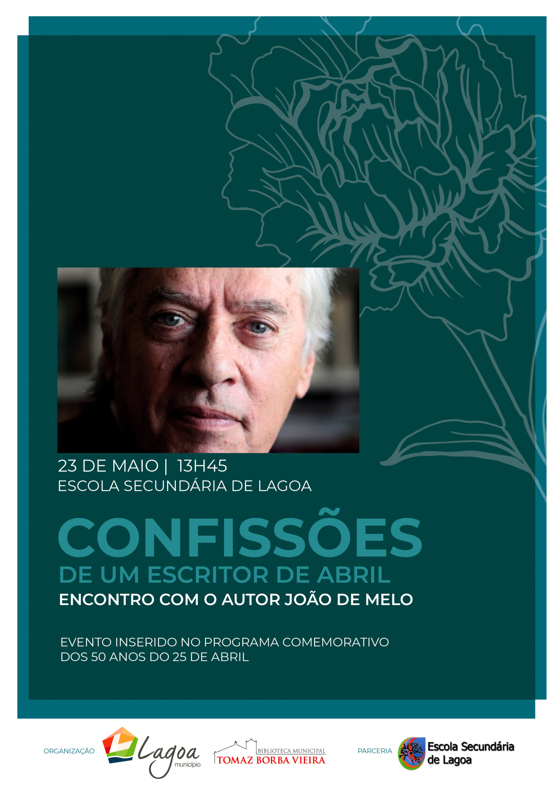 Capa do Evento Confissões de um escritor de abril