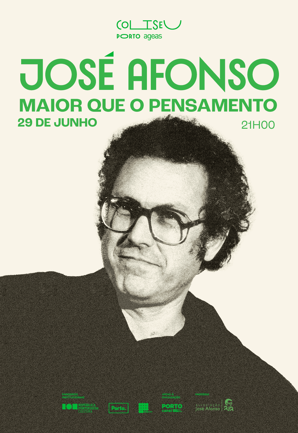 Capa Oficial do Evento José Afonso: Maior que o Pensamento