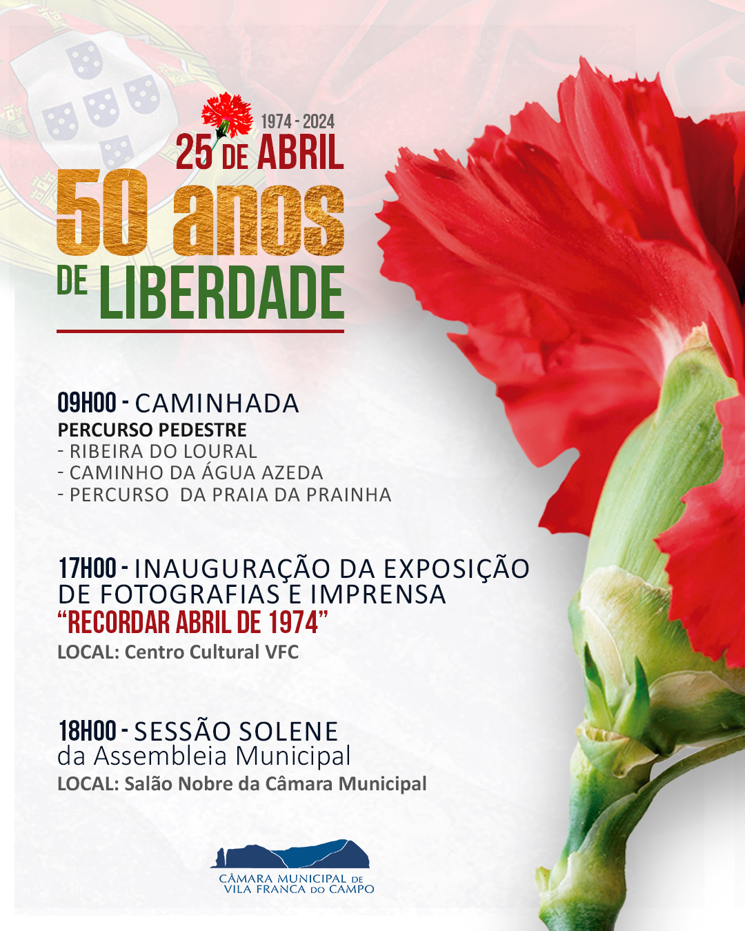 Capa do Evento 25 de Abril | 50 Anos de Liberdade