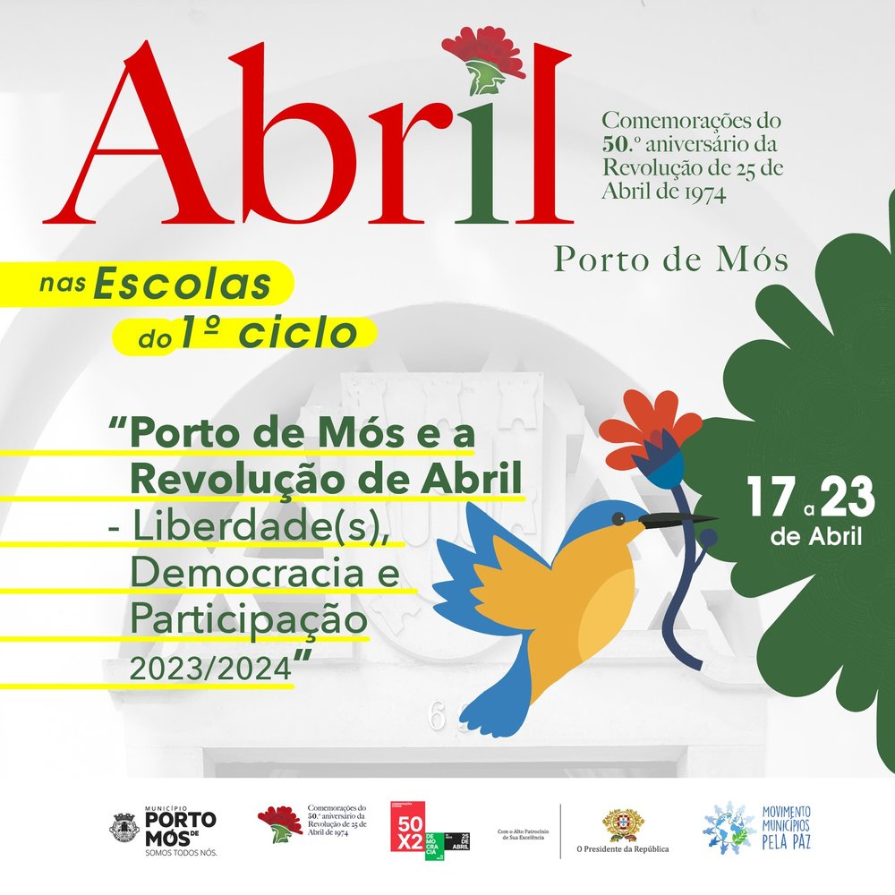 Capa do Evento  Porto de Mós e a Revolução de Abril - Abril nas escolas