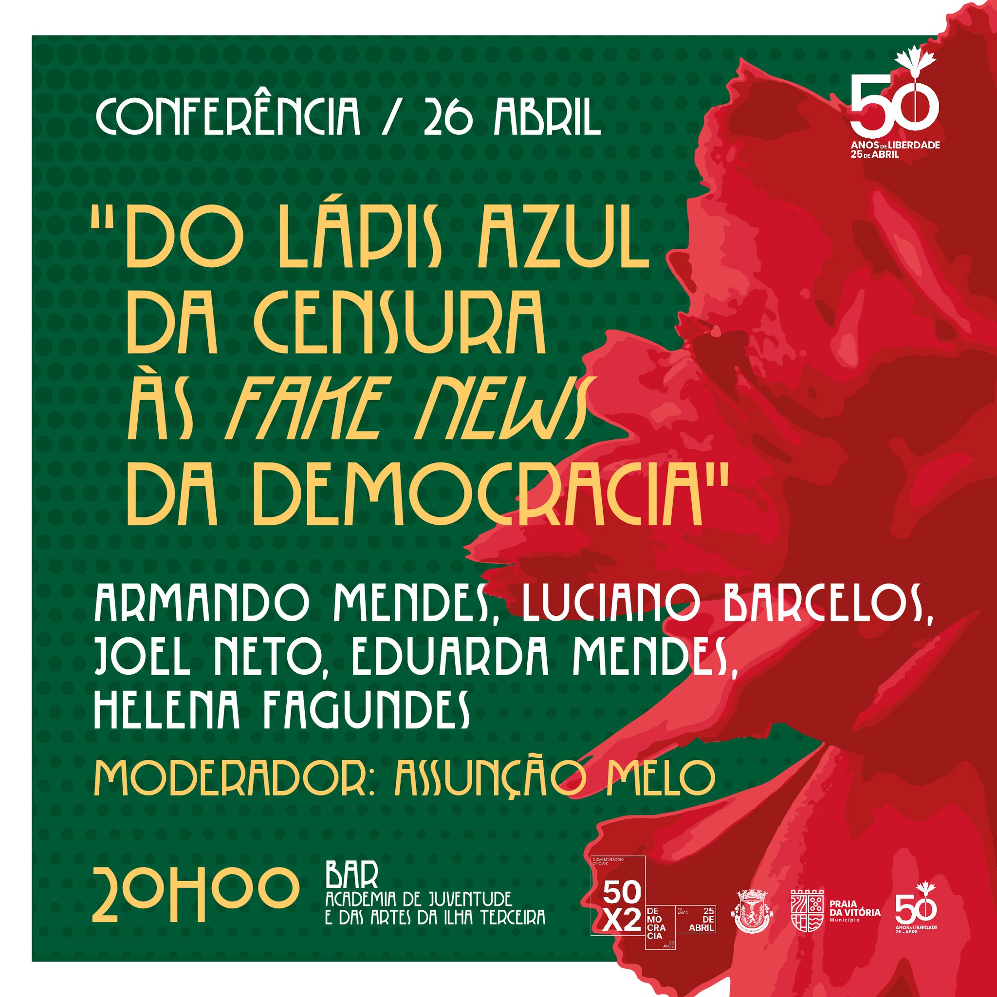 Capa do Evento Do lápis azul da censura às fake news da democracia