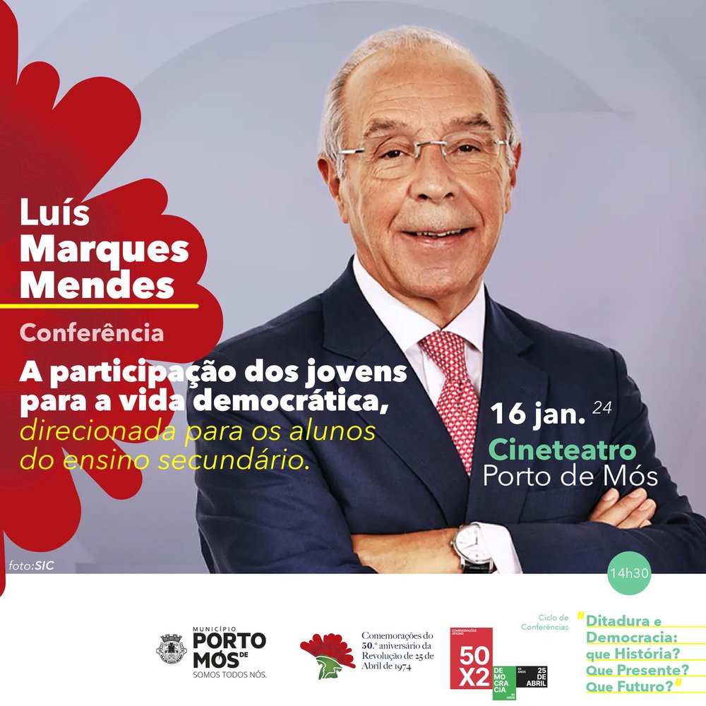 Capa do Evento A participação dos jovens para a vida democrática - Encontro com Luís Marques Mendes