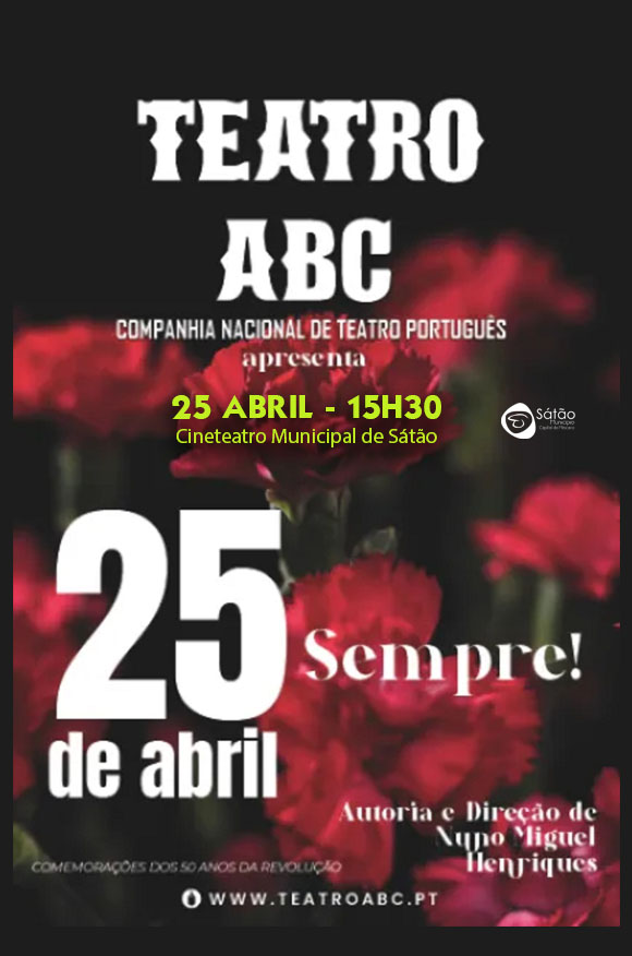 Capa do Evento Peça de Teatro “25 de abril Sempre!”