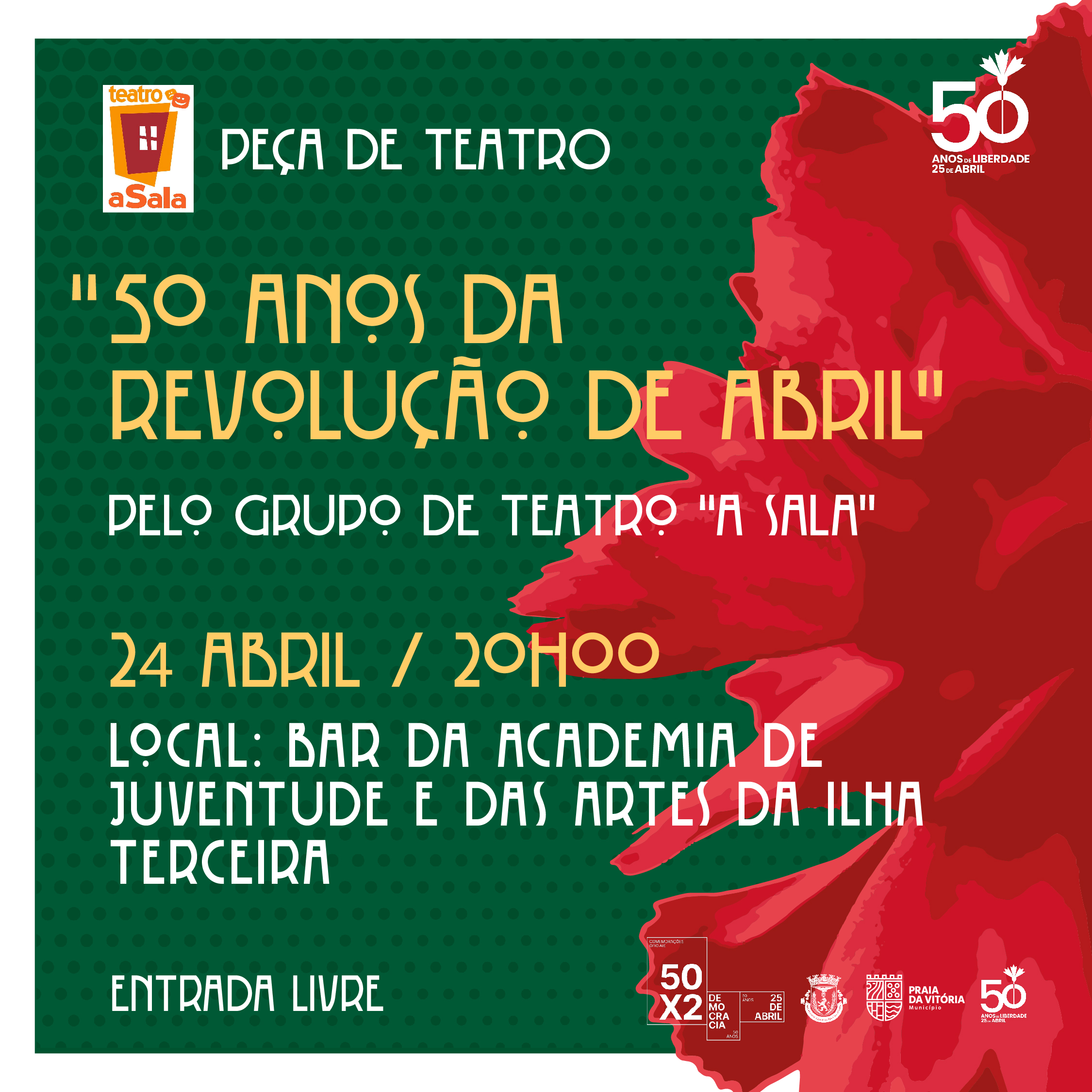 Capa do Evento 50 anos de revolução de abril