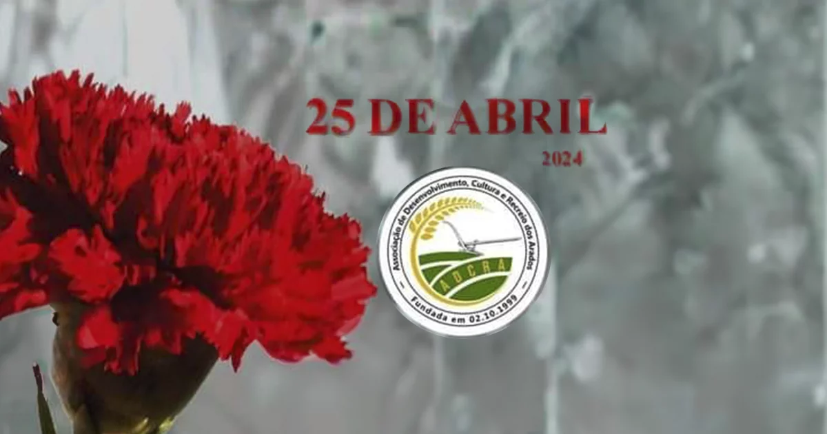 Capa do Evento Comemoração do 25 de abril – ADCRA