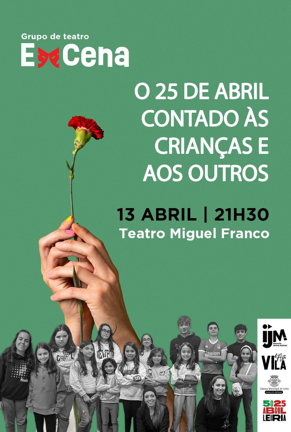 Capa do Evento 25 de Abril Contado às Crianças…por crianças EmCena - 29ª Edição Festival de Teatro Juvenil
