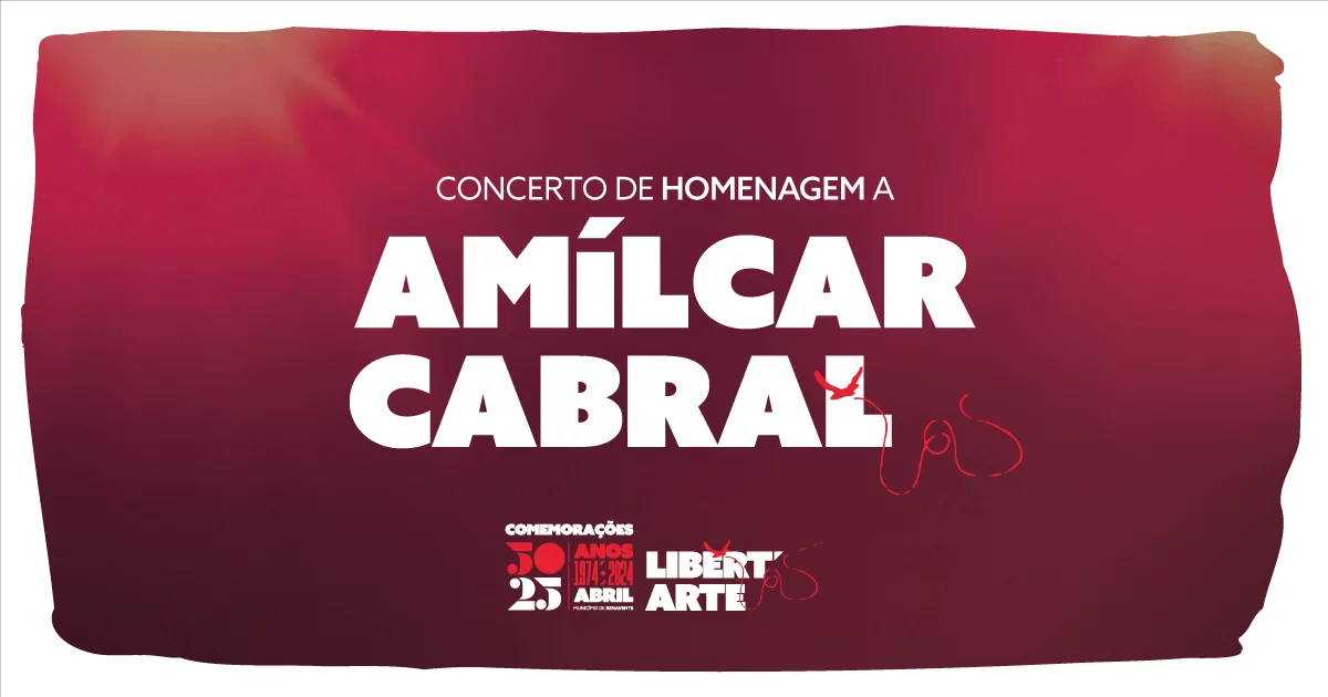 Capa do Evento Concerto de Homenagem a “Amílcar Cabral”