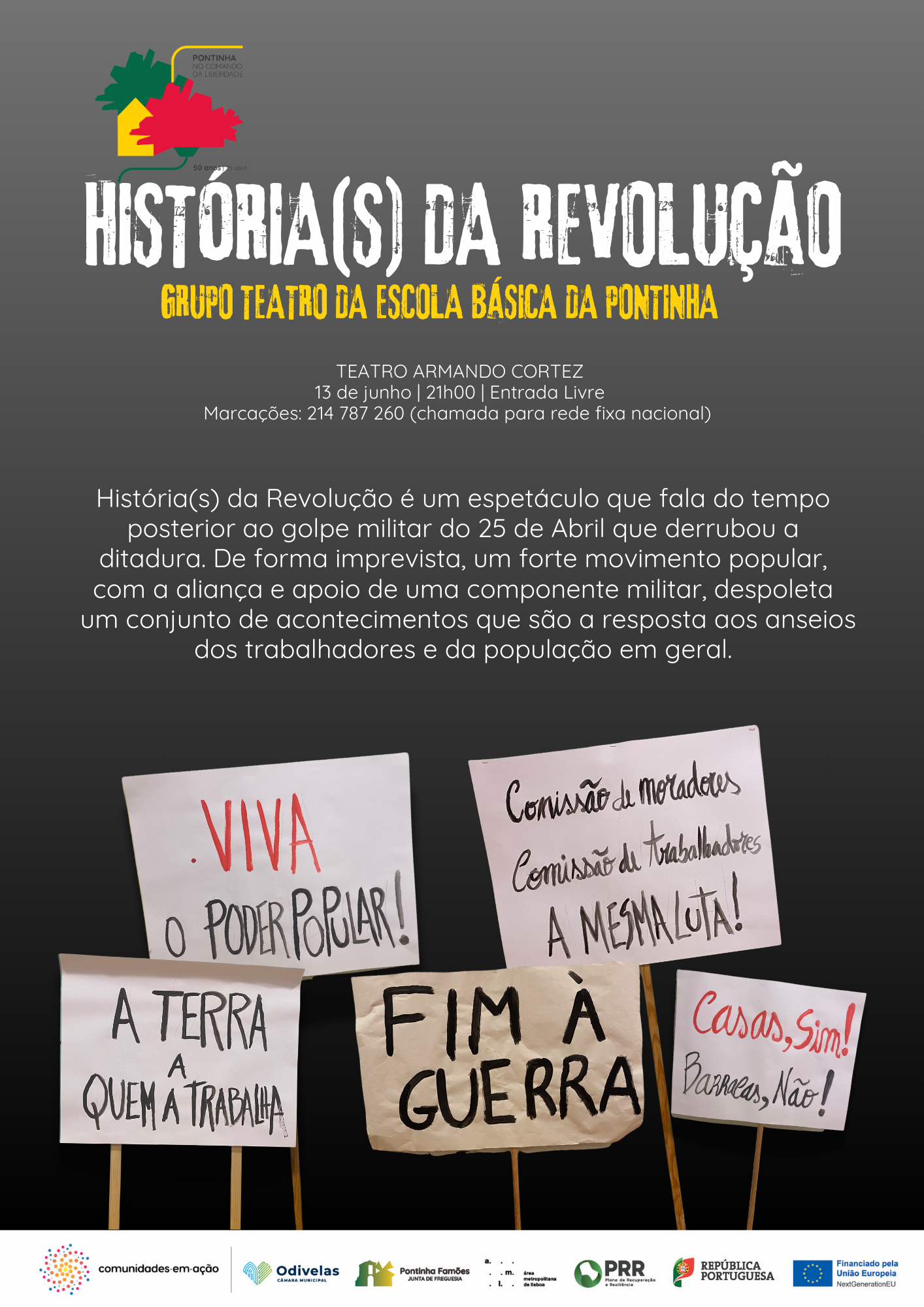 Capa Oficial do Evento História(s) da Revolução