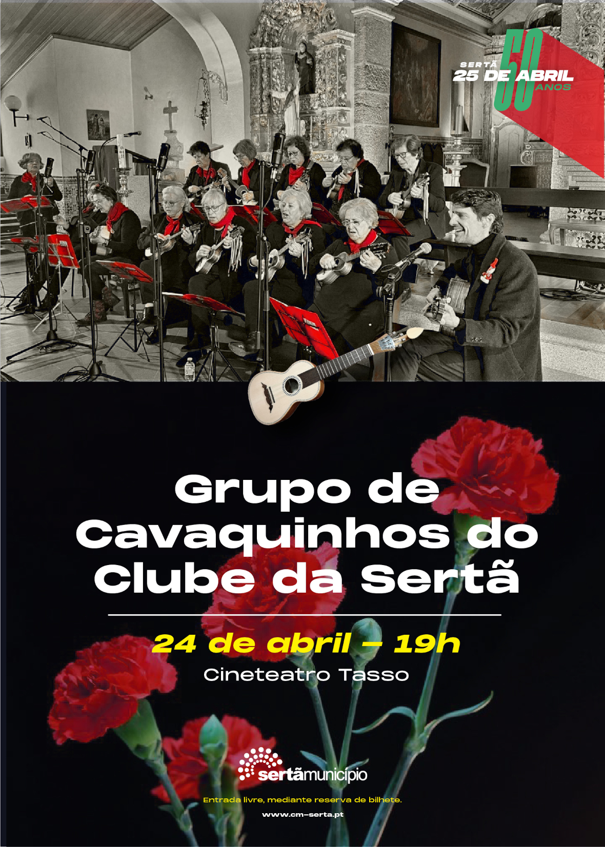 Capa Oficial do Evento Grupo de Cavaquinhos do Clube da Sertã