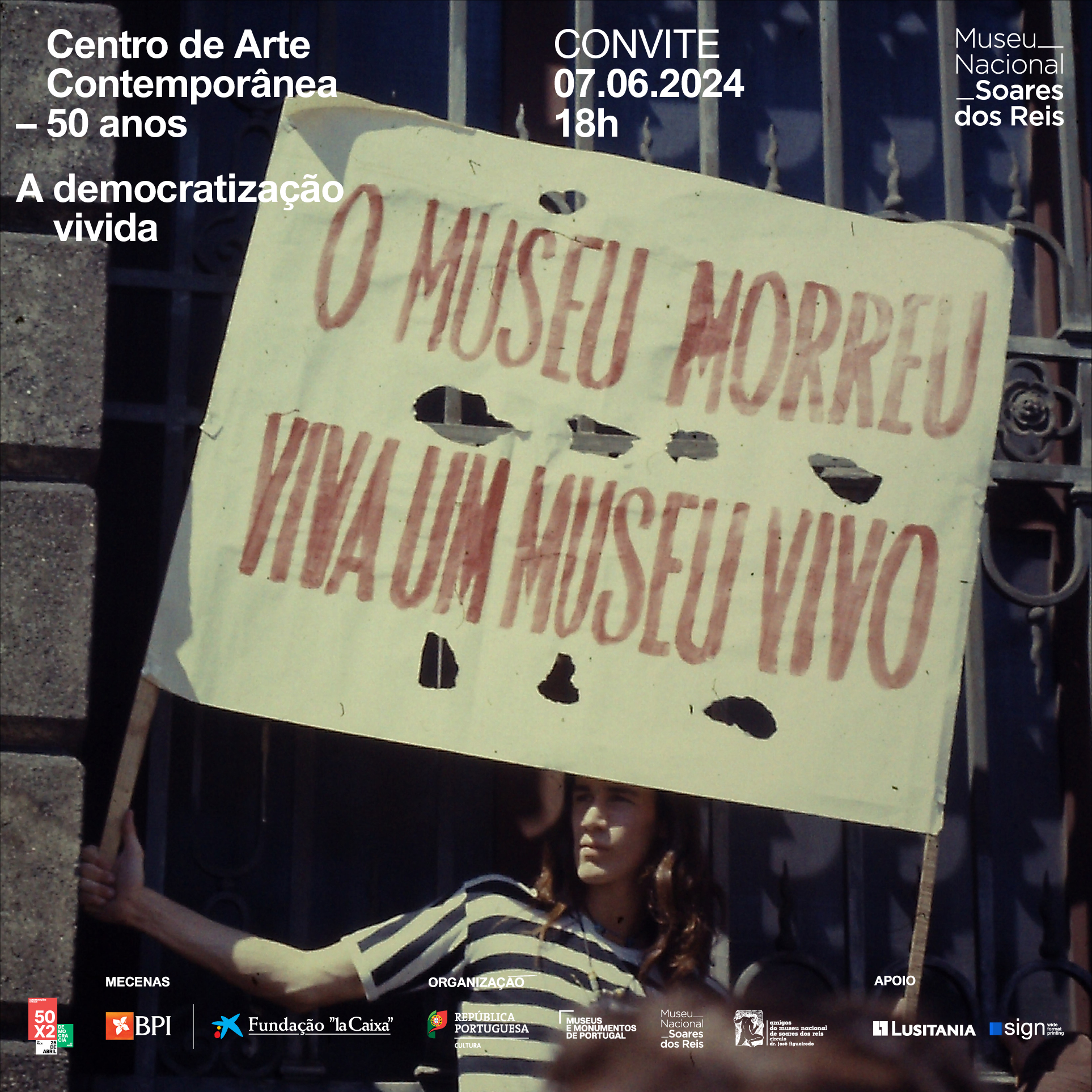 Capa do Evento Centro de Arte Contemporânea - 50 anos: A Democratização Vivida
