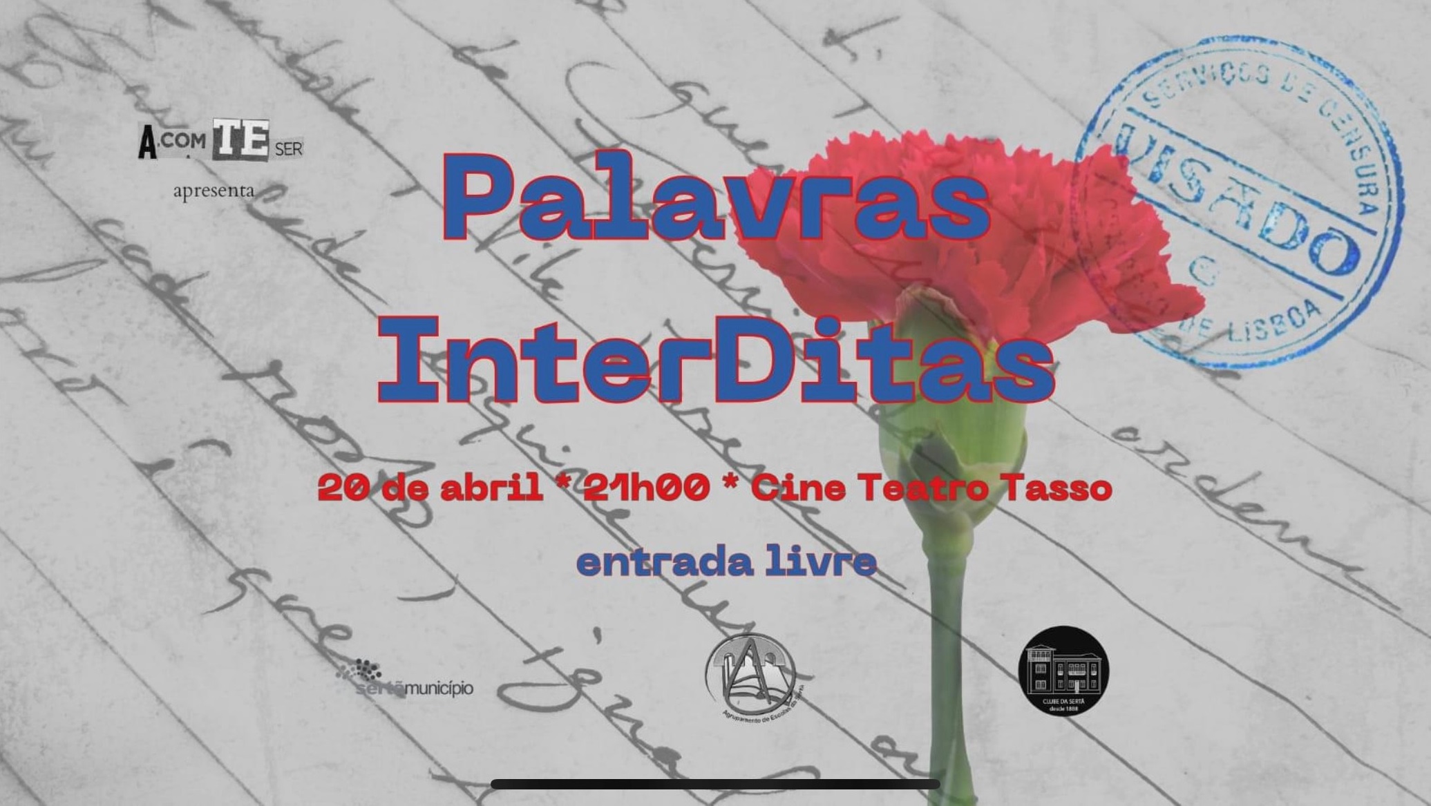 Capa do Evento Palavras InterDitas