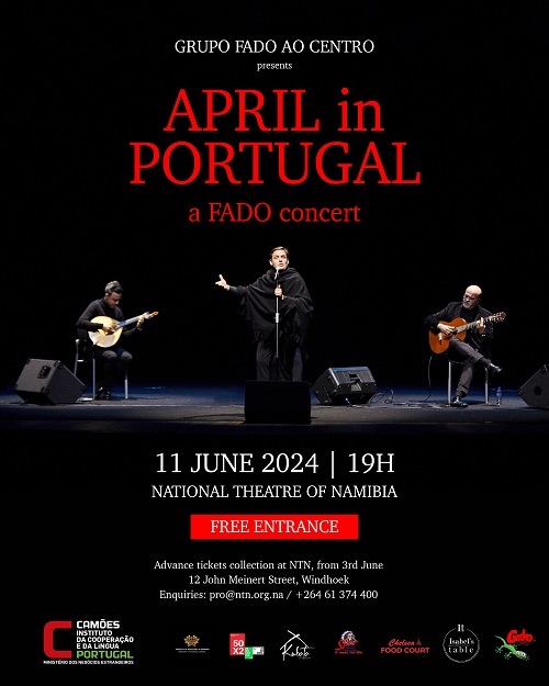 Capa do Evento Windhoek: Concerto “Abril em Portugal”, do grupo Fado ao Centro