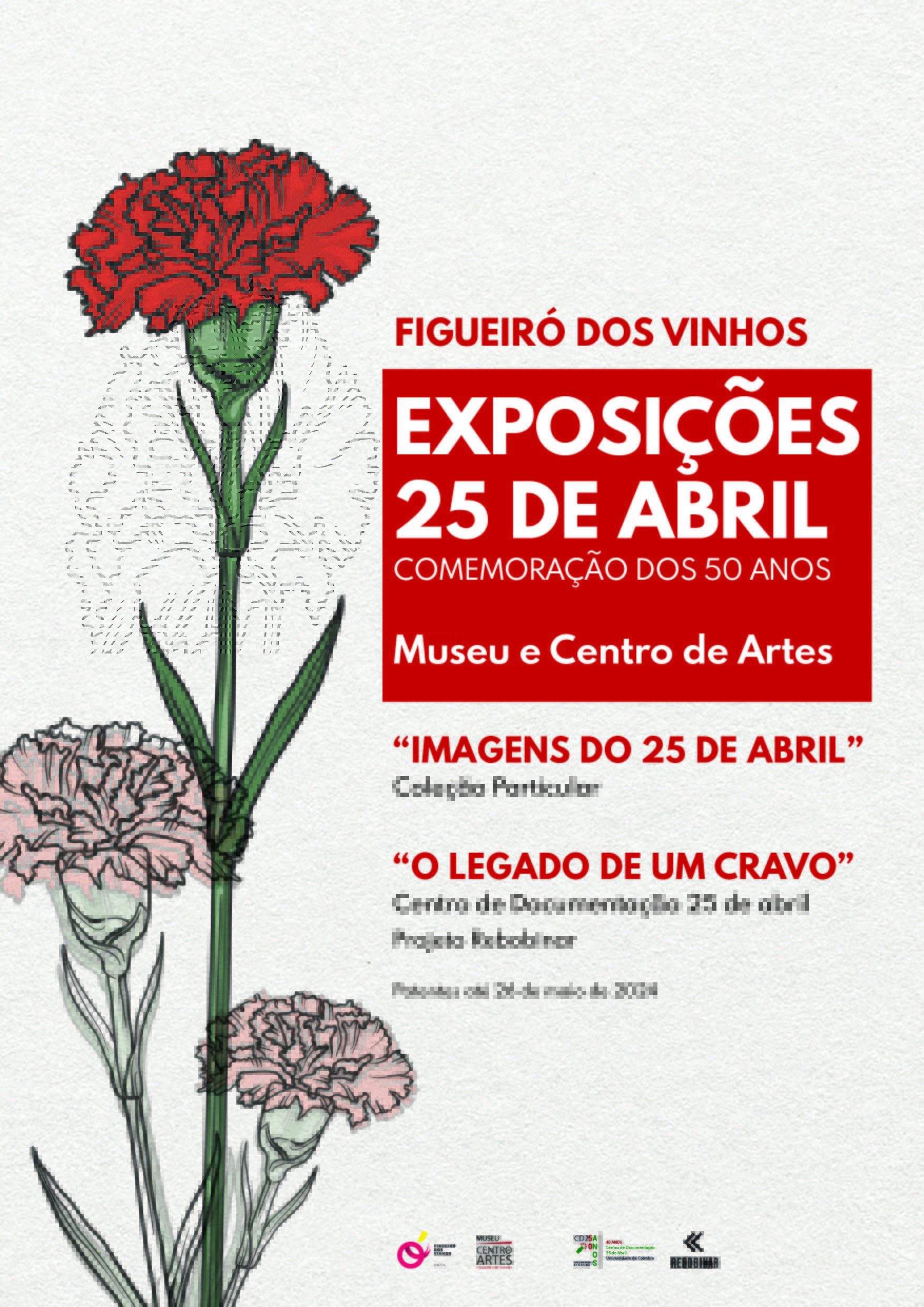 Capa Oficial do Evento Exposições 25 Abril
