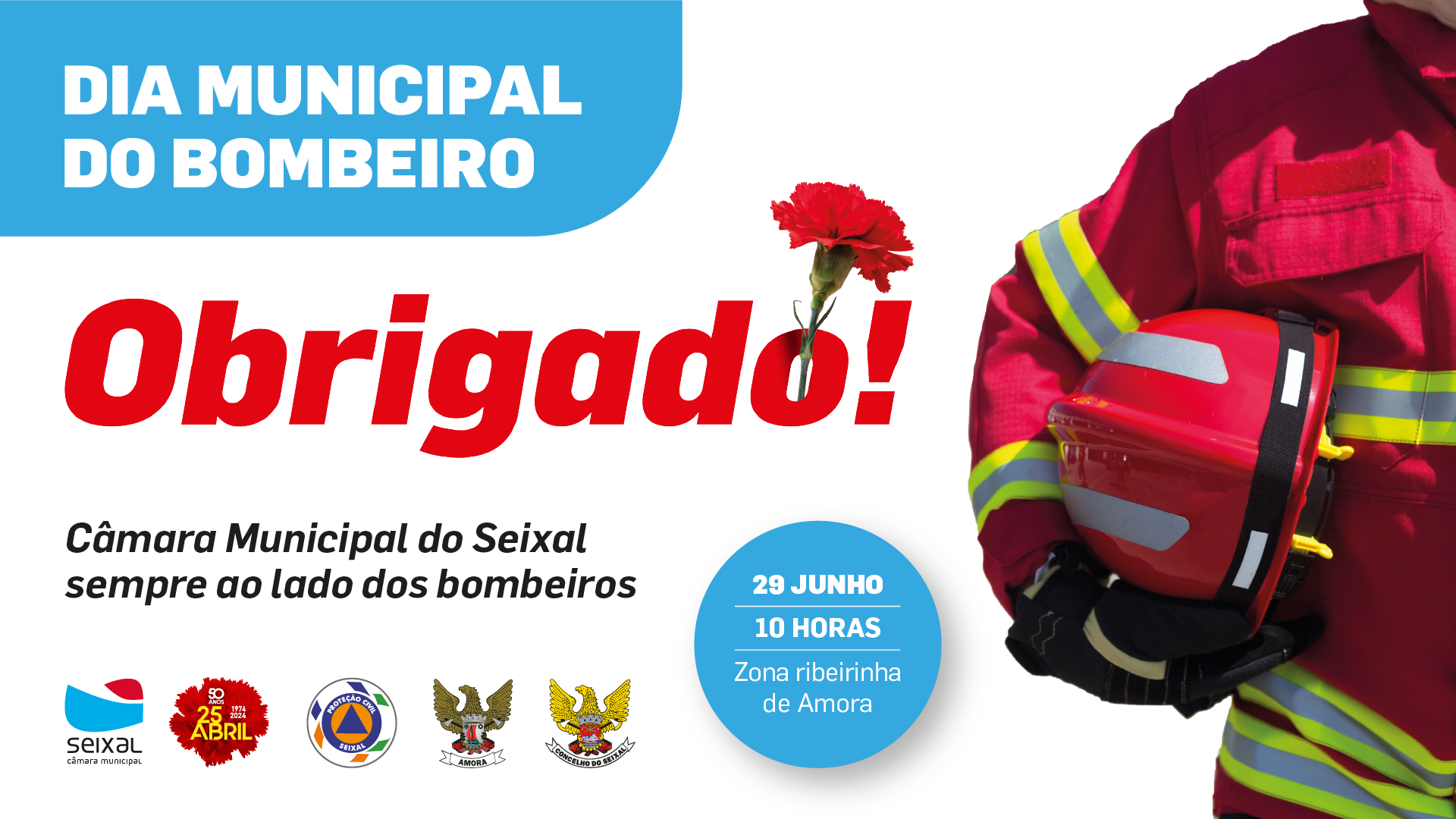 Capa do Evento Dia Municipal do Bombeiro 2024