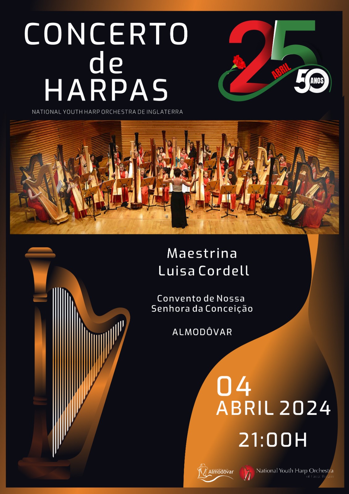 Capa do Evento Concerto de Harpas