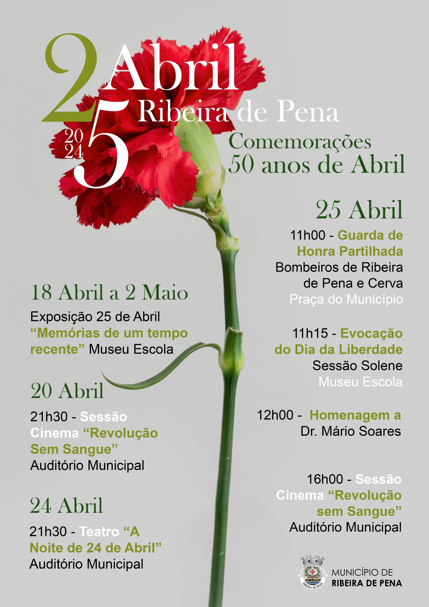 Capa do Evento EXPOSIÇÃO ALUSIVA AO 25 DE ABRIL 