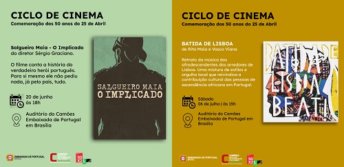 Capa do Evento Brasília: 50 anos do 25 de Abril | Ciclo de Cinema com exibição de 
