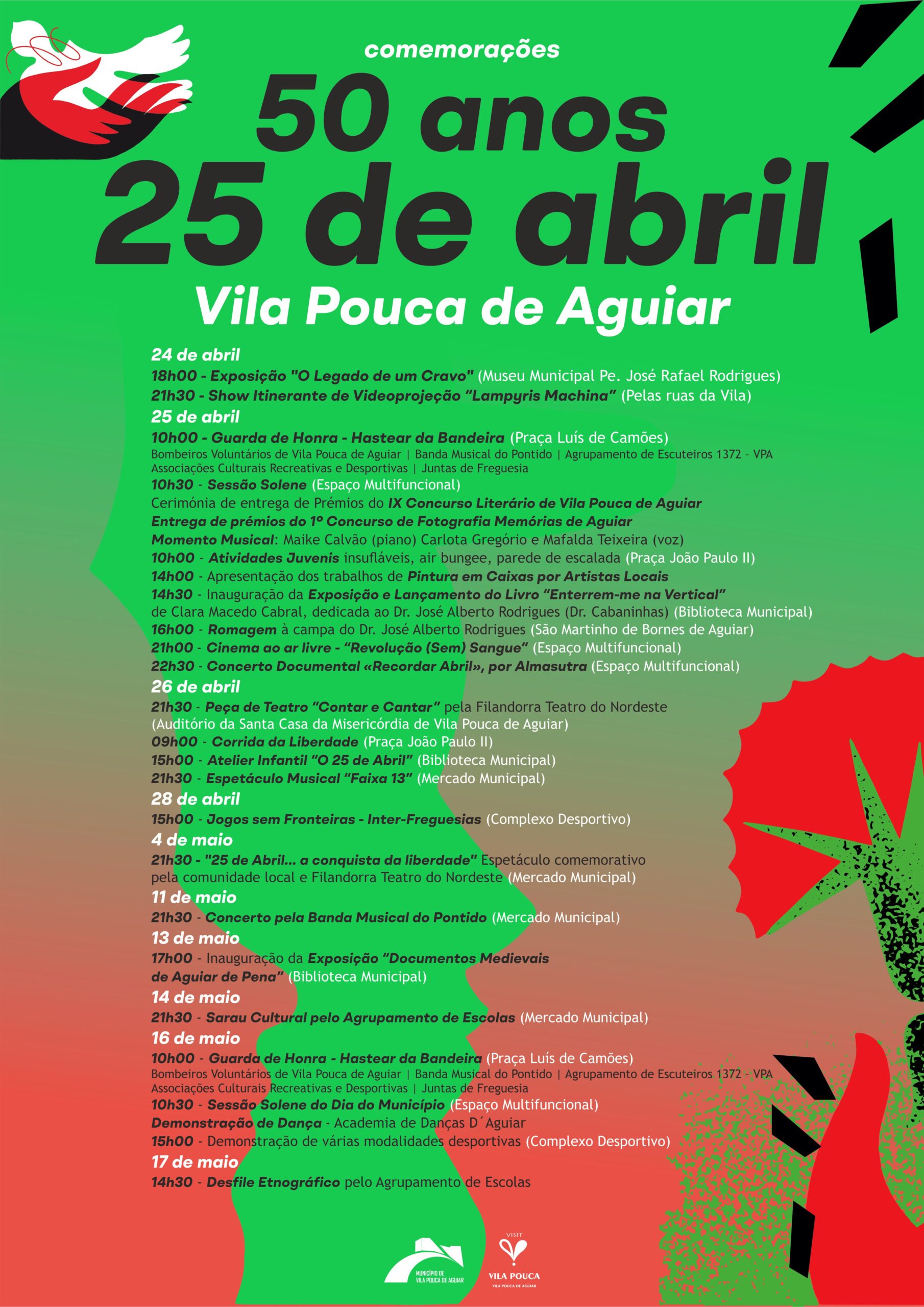 Capa do Evento COMEMORAÇÃO 50 ANOS 25 DE ABRIL