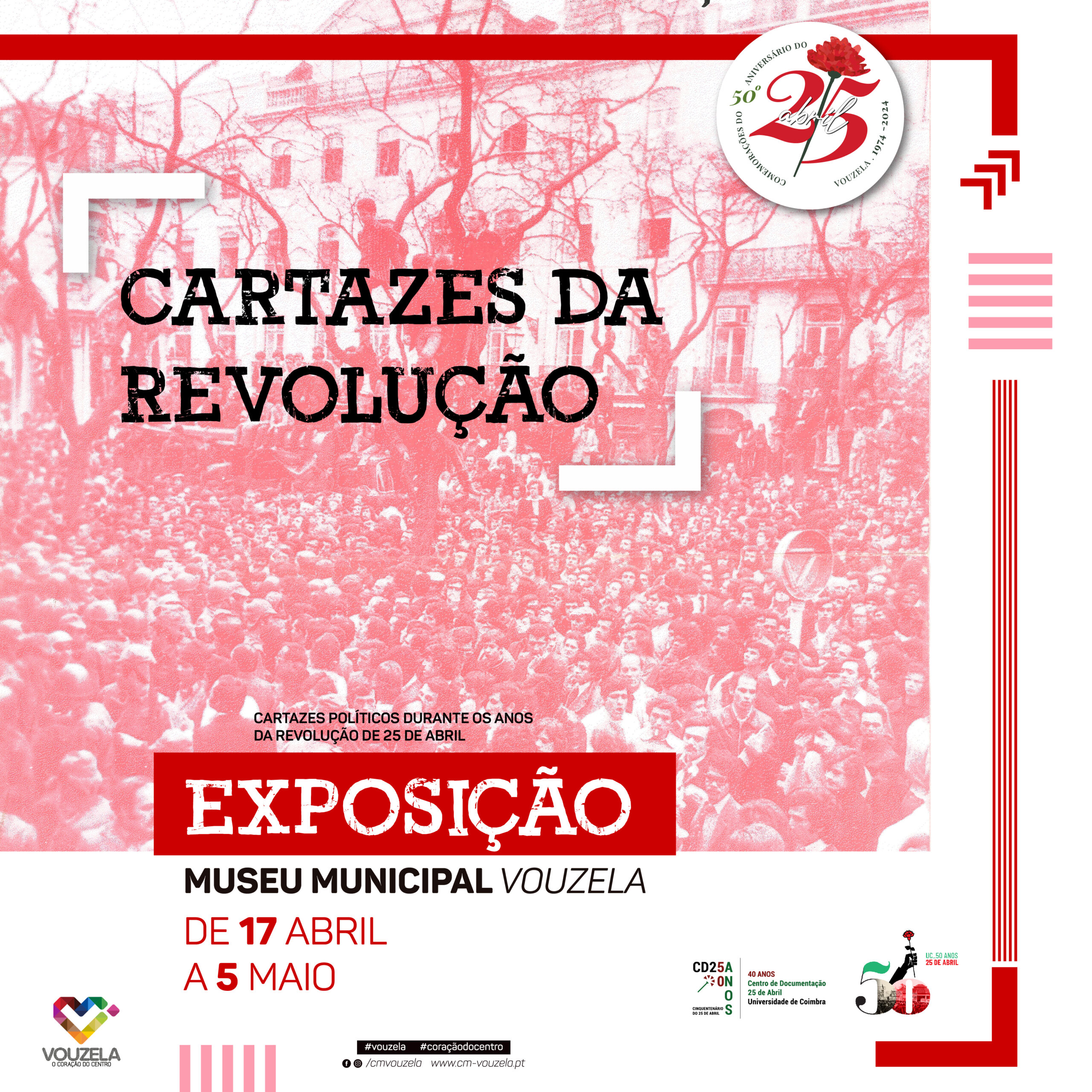 Capa Oficial do Evento Cartazes da Revolução