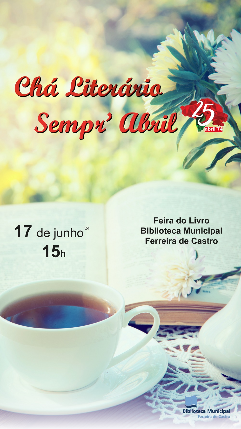 Capa do Evento Chá literário: SEMPR’ Abril