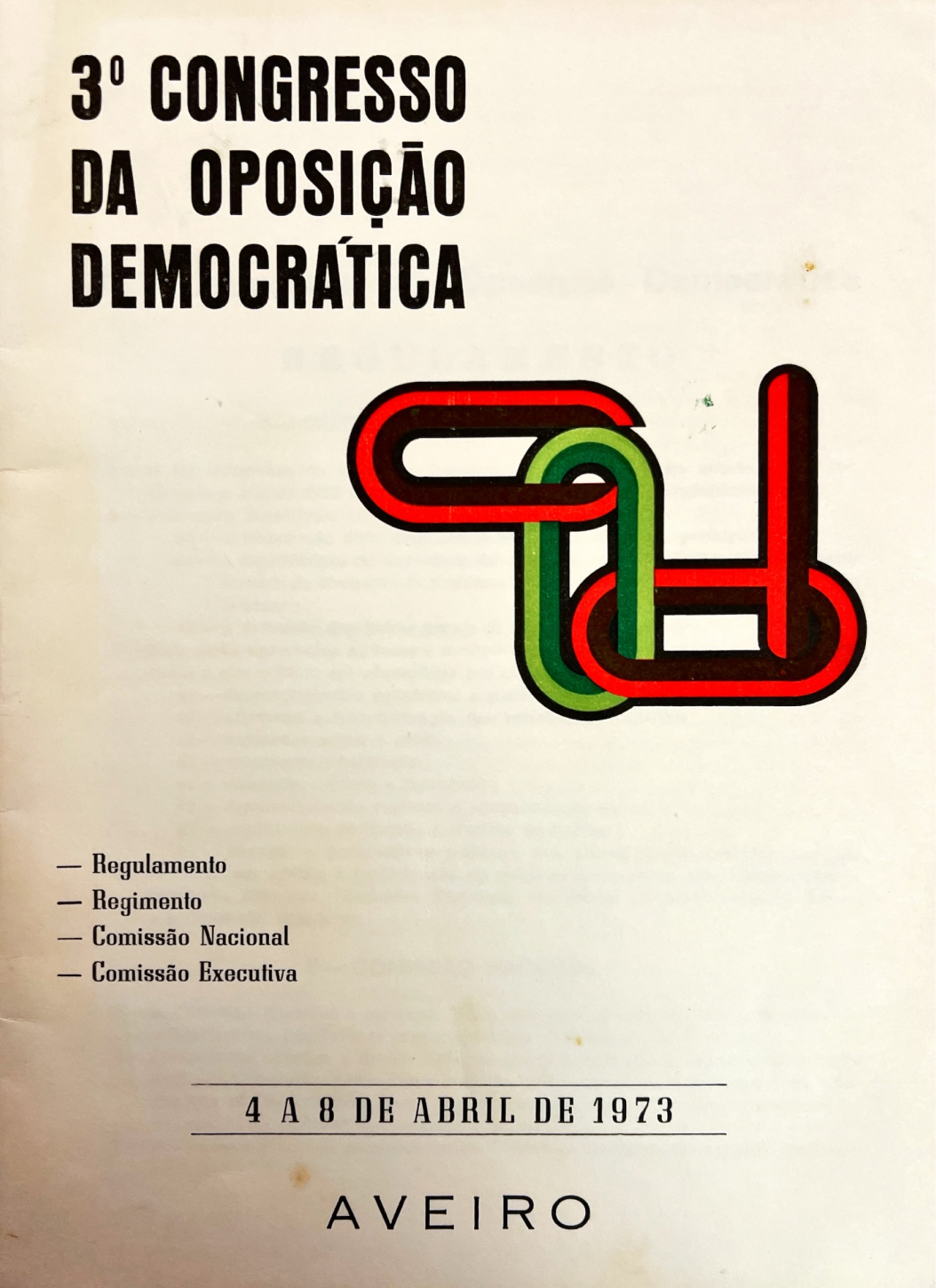 «3º Congresso da Oposição Democrática», Aveiro, 1973.