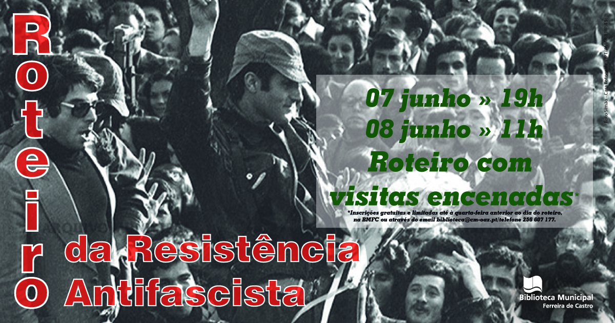 Capa Oficial do Evento Roteiro da Resistência Antifascista | 07 junho 2024