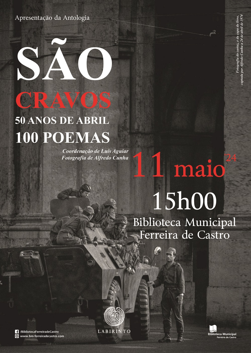 Capa Oficial do Evento Apresentação da antologia 