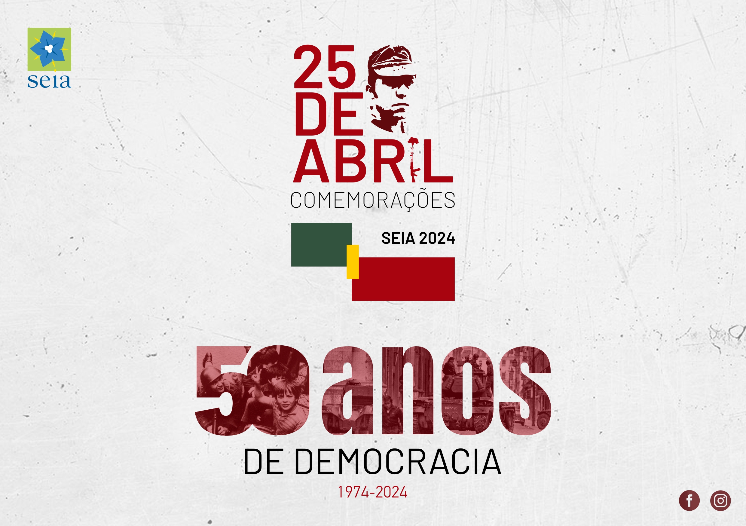 Capa do Evento Comemorações do 50 anos do 25 de Abril em Seia