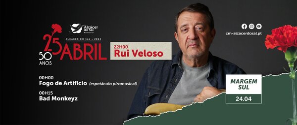 Capa Oficial do Evento Concerto com Rui Veloso