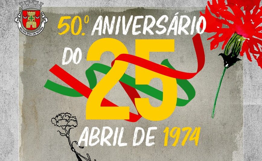 Capa Oficial do Evento Festival Literário de Mafra: 50 anos de abril