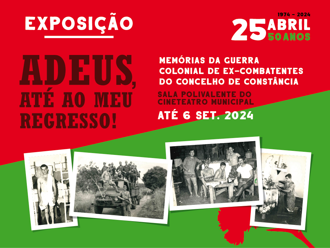 Capa do Evento Memórias da Guerra Colonial de Ex-Combatentes do Concelho de Constância