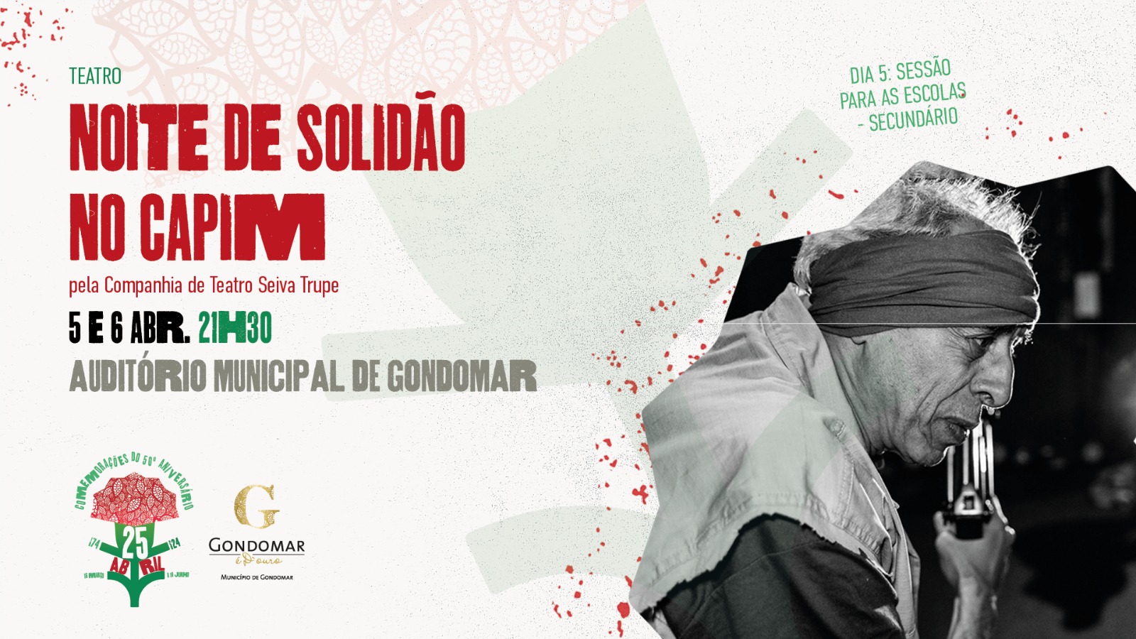 Capa Oficial do Evento Noite de Solidão no Capim - Gondomar