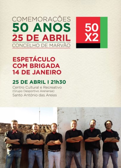 Capa do Evento Espetáculo com Brigada 14 de Janeiro