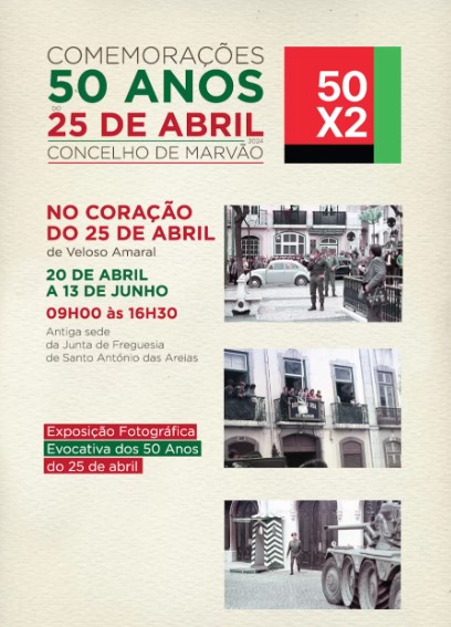 Capa do Evento Exposição Fotográfica Evocativa dos 50 Anos do 25 de abril