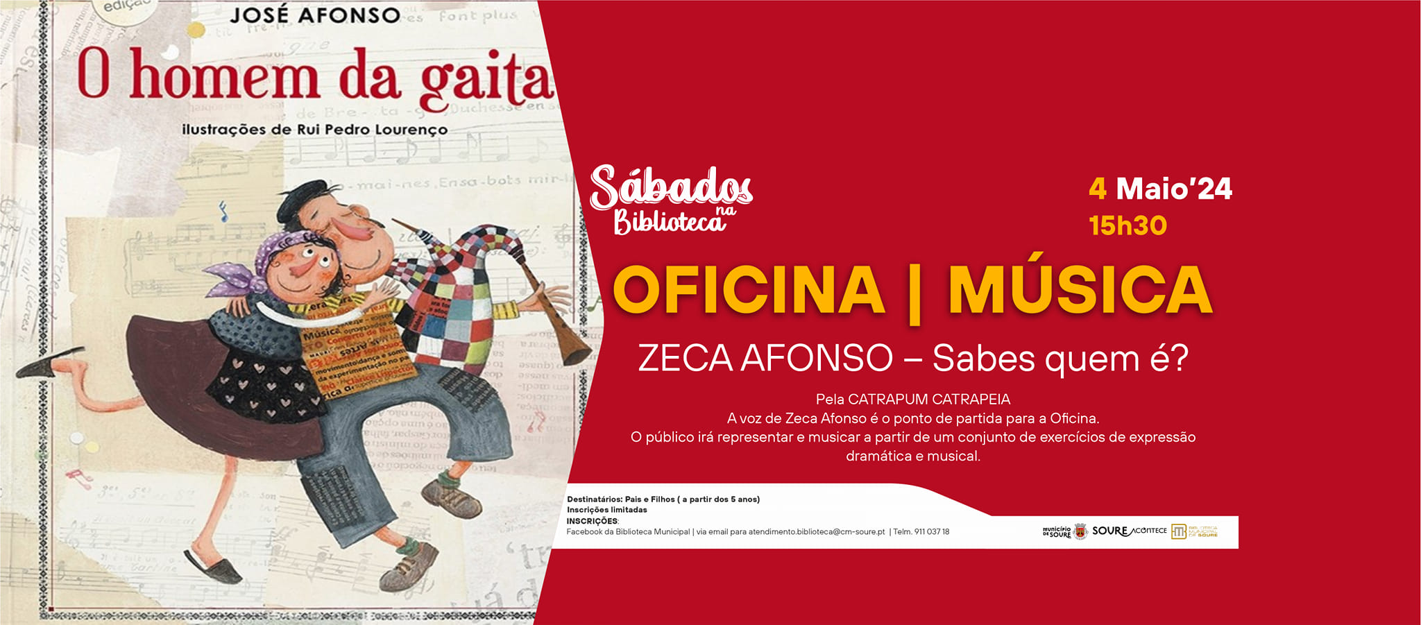 Capa do Evento Zeca Afonso - Sabes quem é? - Oficina | Música 