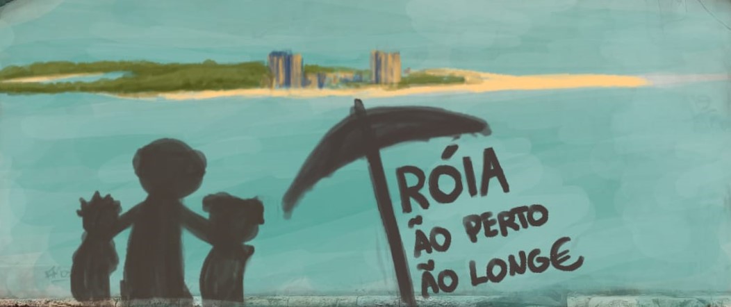 Capa do Evento Pintura do mural “Tróia: tão perto, tão long€”