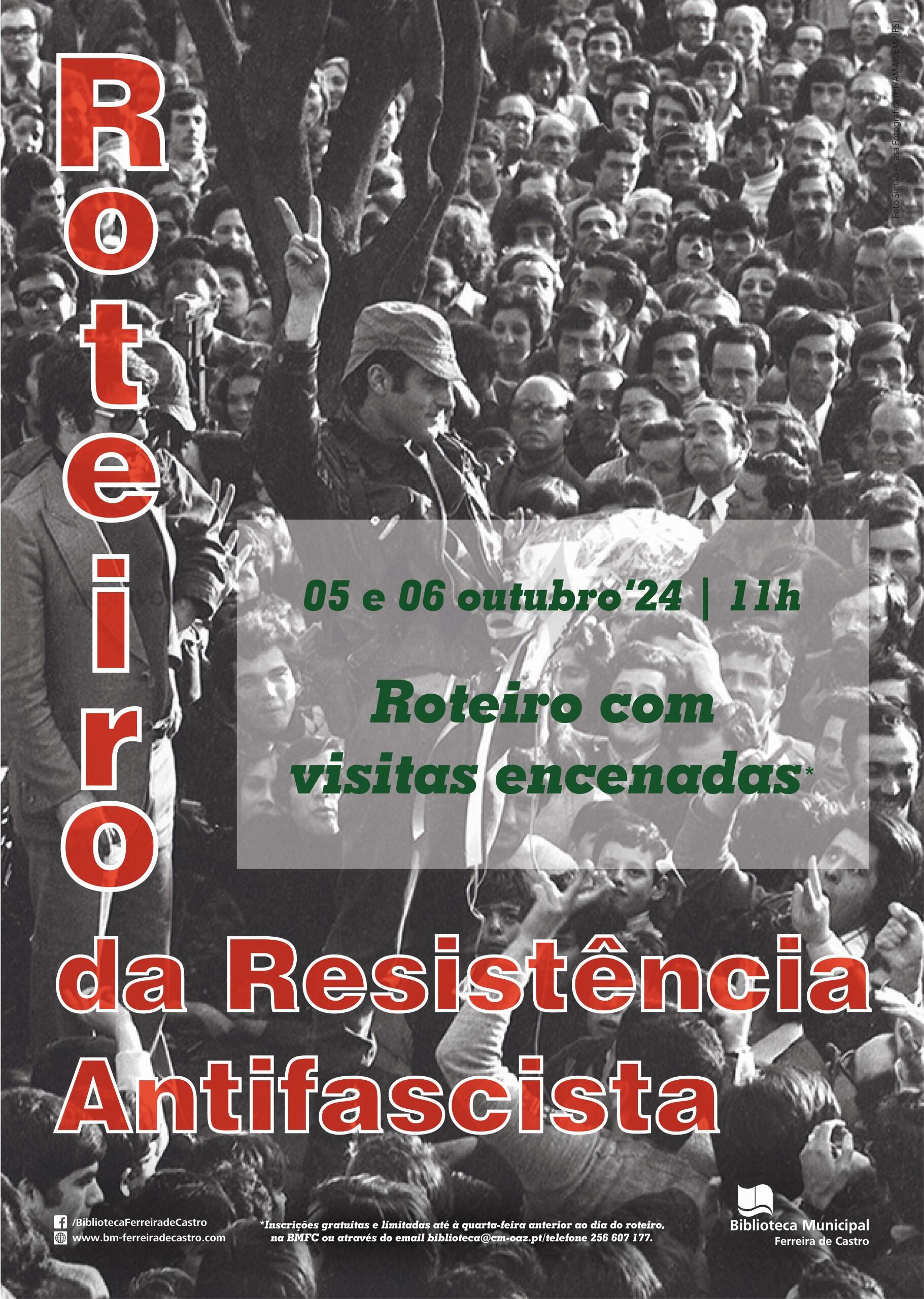 Capa do Evento Roteiro da Resistência Antifascista | 06 outubro 2024