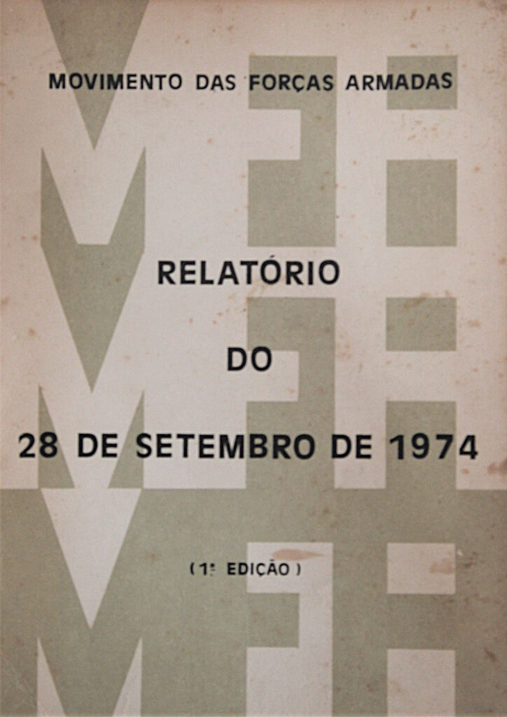 Movimento das Forças Armadas, Relatório do 28 de Setembro, Lisboa, 1975.