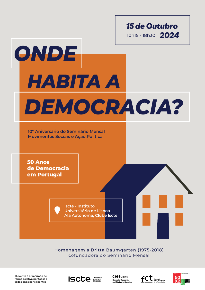 Capa Oficial do Evento Onde habita a democracia