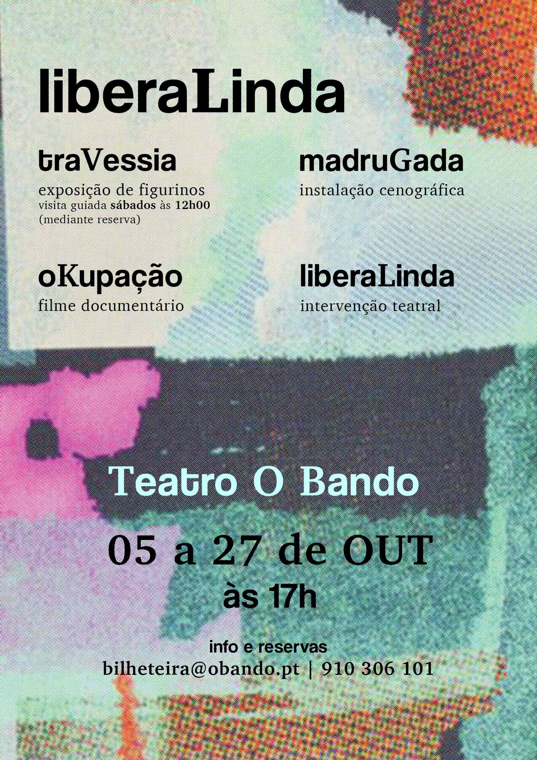 Capa Oficial do Evento liberaLinda no Teatro O Bando