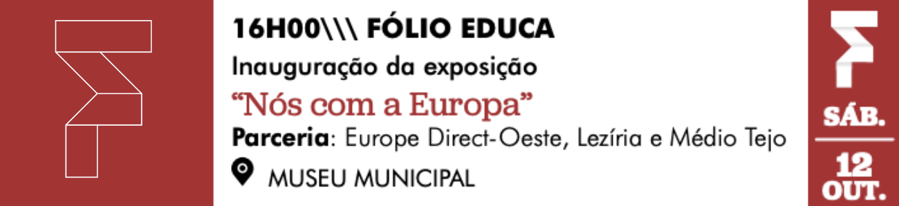 Capa Oficial do Evento Inauguração da exposição “Nós com a Europa” 