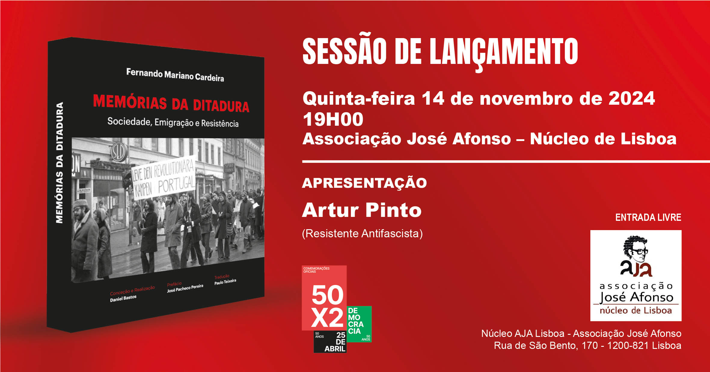 Capa do Evento Memórias da Ditadura 