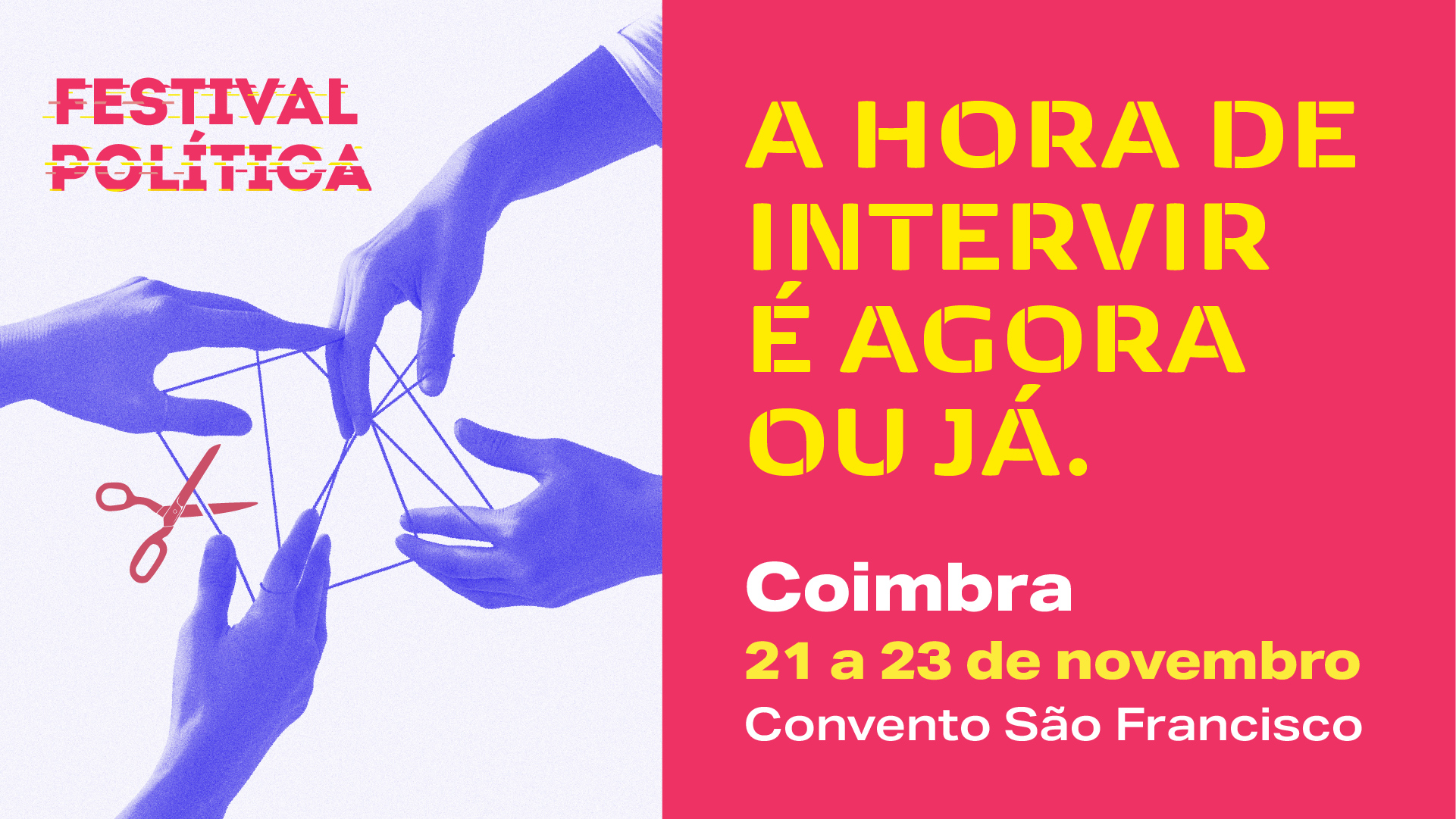 Capa do Evento Festival Política - Coimbra