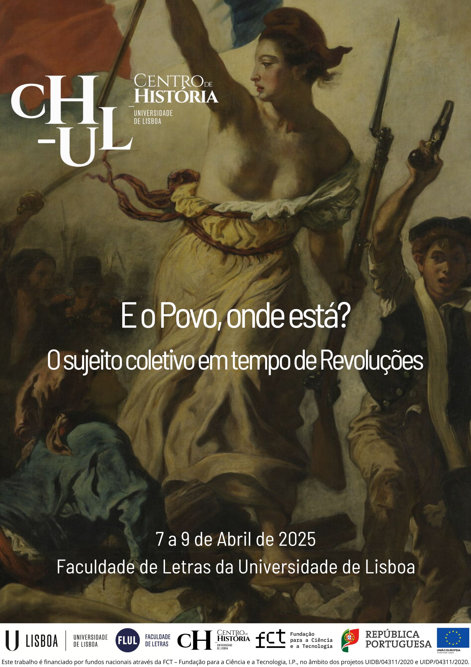 Capa do Evento E o Povo, onde está? O sujeito coletivo em tempo de Revoluções