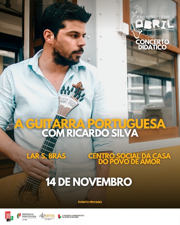 Capa Oficial do Evento Experimentar Abril com Ricardo Silva