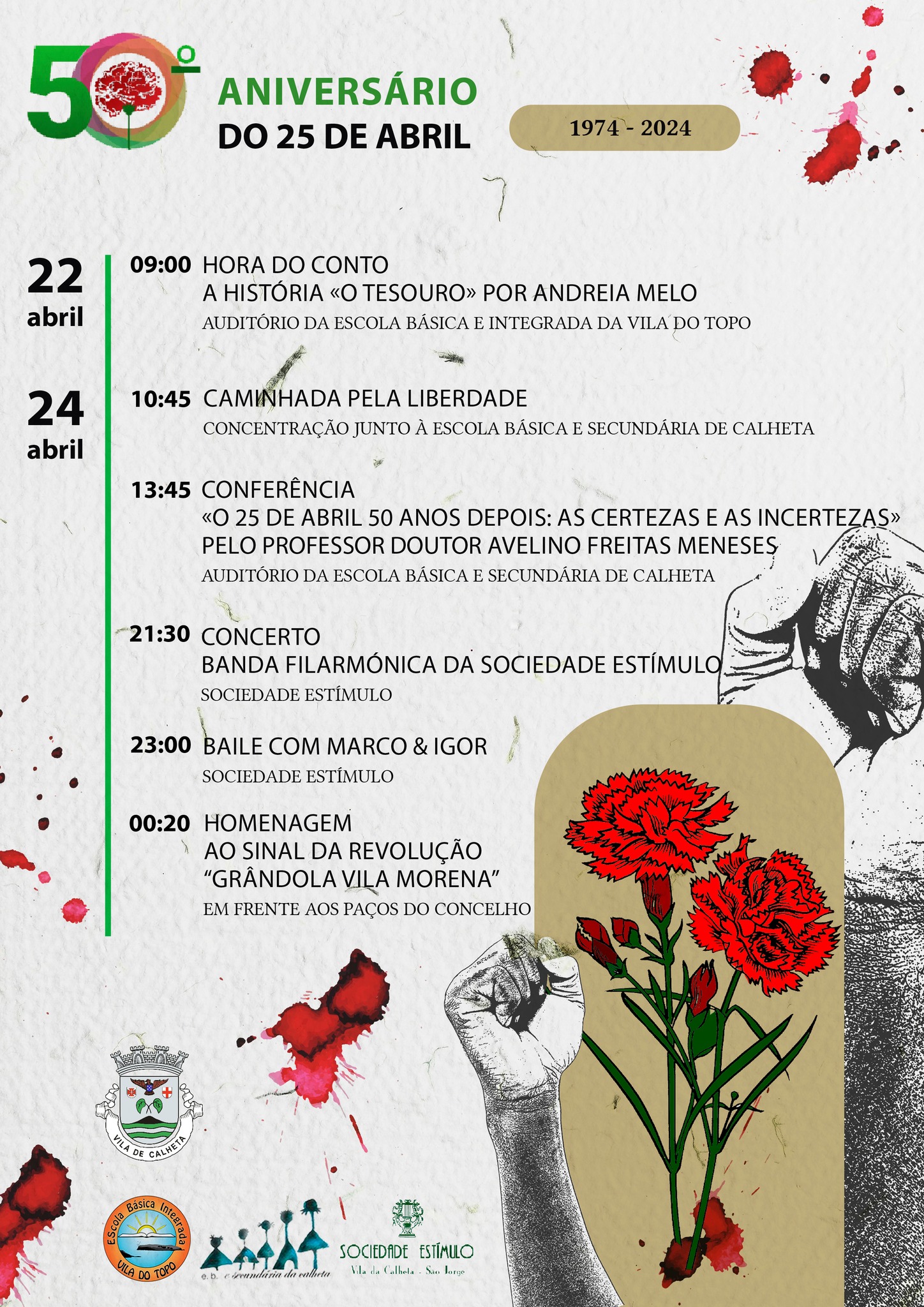 Capa do Evento Homenagem ao sinal da revolução 