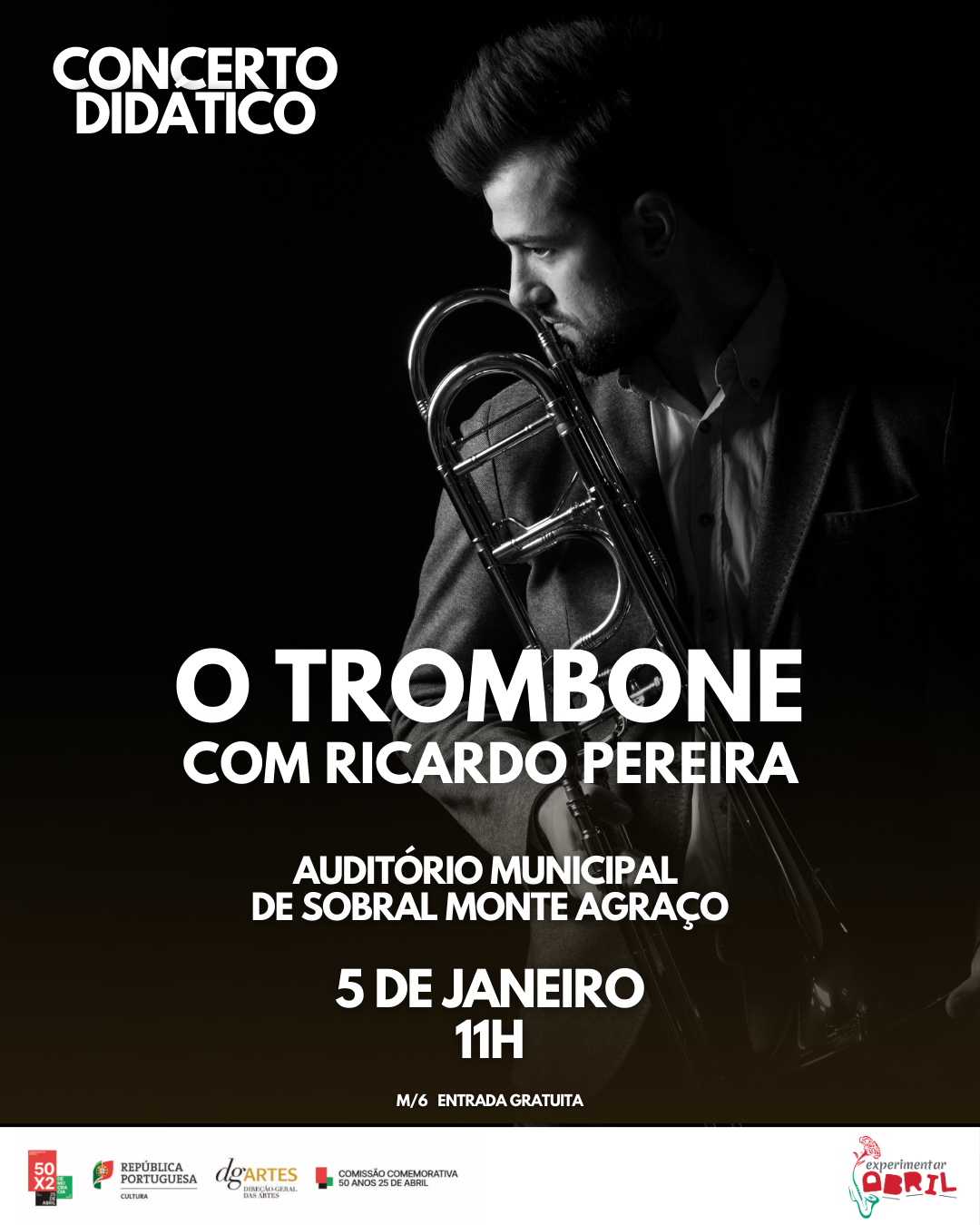 Capa Oficial do Evento Experimentar Abril com Ricardo Pereira